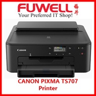 Canon PIXMA TS707 Printer Wireless or Wired [Promo Free NTUC $20 Voucher 28 Feb 2023] [ 1 YEAR WARRANTY On-site]