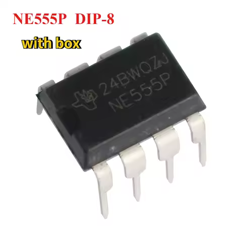 10-50PCS Integrated Circuits NE555 NE555P 555 DIP-8 Timers IC Chip Kit with Boxed