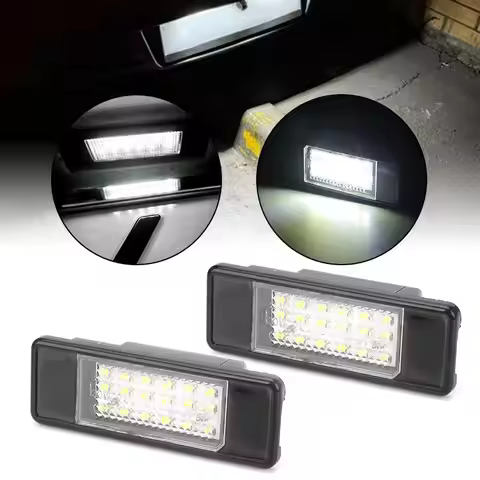 Led License Plate Light Lamp 6340G9 6340A5 6340G3 6340F0 For Peugeot 207 308 406 407 Citroen C2 C3 C
