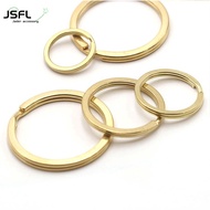 Pure Brass Key Ring Accessories Key Ring Brass Aperture Copper Flat Ring Durable and Non-Deformation