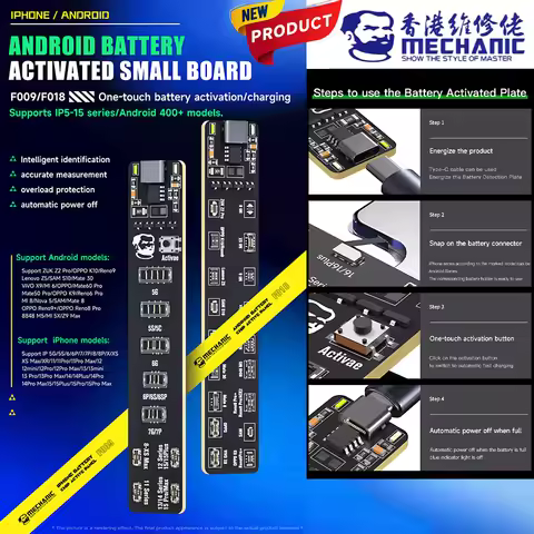 MECHANIC F009/F018 Battery Activator Board 1-Touch for iPhone6-16 & 400+ Models Battery Activation t