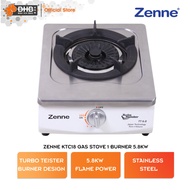 Zenne Gas Stove 1 Burner 5.8kW Turbo Twister Burner - KTC18