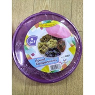 Bekas kuih raya bulat 6 in 1