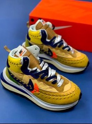 🔥Sacai x Jean Paul Gaultier x Nike VaporWaffle Mix LD 縫合  高幫鞋 復古 籃球鞋 紅白黑