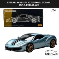 TOC 1 Ferrari 488 Pista Azzurro Califonia64/