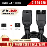 IEC C19 to C20 Power Cord For Server PDU UPS 16A 250V 3Core x 1.5mm / Power Supply Data Center Rack 