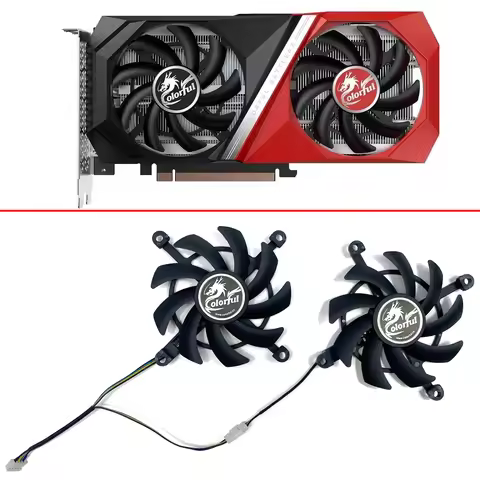 NEW 2PCS Cooling Fan 85MM 4PIN RTX 3060 GPU FAN For Colorful GeForce RTX 3060 RTX 3060 Ti RTX3050 Gr