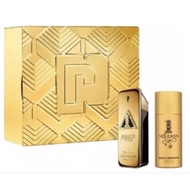 Paco Rabanne 1 Million Parfum 100ml Spray Gift Set (Includes 1 Million Parfum Natural Spray 100ml + 