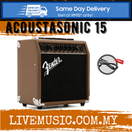 Fender Acoustasonic 15 Watts, 1x6  Acoustic Guitar Amplifier