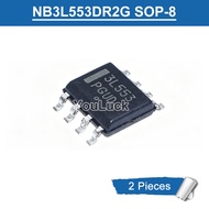 2pcs 3L553 SOP-8 NB3L553DR2G NB3L553DG Clock Fanout Buffer Chip IC New Original