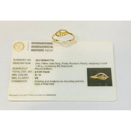 DIAMOND 18K GOLD RING