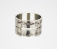 東加勒比硬幣 25 美分 1981-2000 硬幣戒指男士硬幣戒指禮物