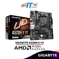 GIGABYTE A520M K V2 Rev1.1 Micro ATX (mATX) AMD Motherboard | AM4 Socket RYZEN 5 / 5500 / 5500GT / 5