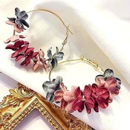 Flower Loop Earrings.