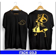 ITACHI GOLD/ T-SHIRT NARUTO ANIME T-SHIRT/ COTTON T-SHIRT