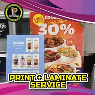 PRINT & LAMINATE | A3/A4/A5/A6 - PRINT SINGLE & DOUBLE SIDED A4 Paper A5 Paper A4 Printing Paper