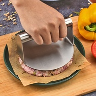 Kitchen Tool 430 Stainless Steel Burger One-Piece Forming Meat Press Thickened Burger Press Househol