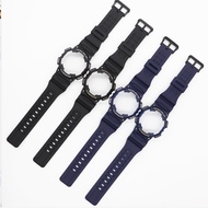 【Stylish】 Watch accessories pin buckle Strap for Casio resin strap case men's watch with AQ-S810W AQS810WC sports Replacement watch band