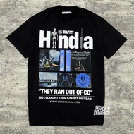 Tshirt HINDIA - CD Blue Valley Radio Black Cotton combad 24s Kaos Hindia Hitam