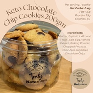 Keto Chocolate Chip Cookies (200gm per tub)
