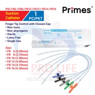 (Single pack type) Primes Suction Catheter (FR6, FR8, FR10, FR12, FR14) per pcs