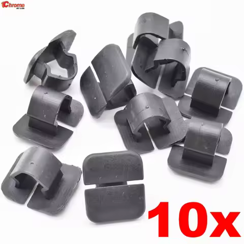 10x 1H5863849A01C Plastic Hood Bonnet Insulation Clip Rivet Retainer For VW Polo Tiguan Passat B5 B6