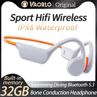 X7 Bone Conduction Wireless Headphone IPX8 Waterproof Swimming Sport Earphone HIFI Bass Ear-hook Bluetooth 5.3 32GB MP3 Player