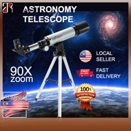 F36050 Telescope 50mm 90X Zoom Moon Stars | Teleskop F36050 Bulan Bintang