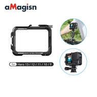 Gopro 13 / 12 / 11 / 10 / 9 aMagisn Metal Horizontal-Vertical Frame Case เฉพาะกรอบ เฟรม เคสอลูมิเนีย