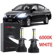 สำหรับNissan Almera (N17) 2012 - 2021 (ไฟหน้า) - ชุดแปลงไฟหน้าแบบLEDด้านหน้า 6000K 12V-32V สีขาวจำนว