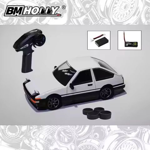 Bmrx-Fld Mini 1/28 Rear-Drive Clamber Drift Rtr Car 2.4g Rc Remote Control Model Car Authorized Ae86