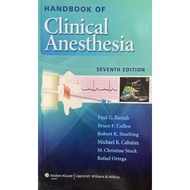 Handbook of Clinical Anesthesia