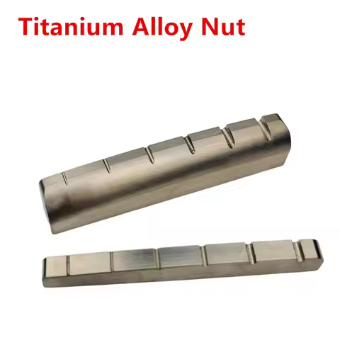 【Made in Japan】1 Piece Electric Guitar Titanium Alloy Nut For ST TL Les Paul LP SG Style Guitar 43MM