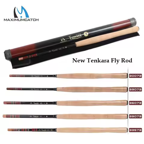 Maximumcatch 9/10/11/12/13FT New Tenkara Telescoping Fly Fishing Rod Graphite IM10 Carbon Tenkara Fl