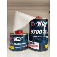 Nippon Paint 9700 Plus HS 2K High Solid Clear -1 set (free 5pcs cone filter)