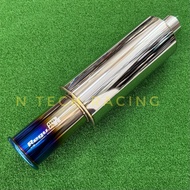 Regu 06&R Kakimoto Car Exhaust Sport Muffler Bass Straight Flow Stainless steel