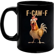 Cawan Kopi F-Caw-F, Cawan F Caw F, Cawan Ayam Lucu, Cawan Ayam, Cawan Kopi Ayam Ayam F-Caw-F Seramik