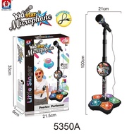 New Children Microphone Microphone with Stand Simulation Standing Karaoke Baby Singing Toy