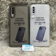 Softcase SAMSUNG A50 / A50s / A505 A30s Clear Case Clear space TPU thick flexible full protection ca