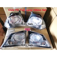 HONDA CIVIC FD FD1 FD2 FD2R FS1.8 TAIL LAMP ALBINO PUTIH CLEAR /FD2 REAR LIGHT LIGHTS /JDM / TYPE R 