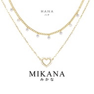 Mikana Chainfrolics Hana Gold Plated Layered Necklace for women accessories jewelry pendant kwintas 