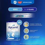 [Bundle of 6] Aptamil Profutura KID Cesarbiotik Growing Up Milk Stage 3 (800g) (c-section toddlers)