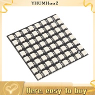 【yhumh002】WS2812 LED 5050 RGB 8x8 LED Matrix WS2812B 8x8 64-Bit Full Color 5050 RGB LED Lamp Panel L