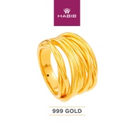 HABIB 999/24K Yellow  Gold Ring 9GR00511224