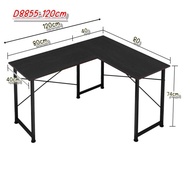 Alive โต๊ะทำงาน โต๊ะยาว โครงขาเหล็กท๊อปไม้ (เฉพาะโต๊ะ) มีให้เลือก 2ขนาด D8855