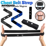 Replacement Strap, Solid Color Adjustable Heart Rate Monitor Strap, Elastic Soft Sensor Band for Pol