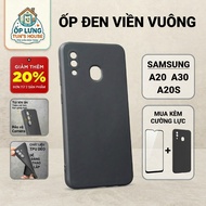 Samsung A03, A03s, A03 Core Case, Plain Black Tun Cover | SS galaxy flexible phone case protects Sam