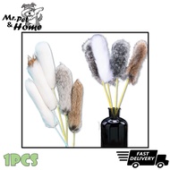 Plastic Cat Teaser With Fur 1PCS Pet Kitten Cat Toys Feather Teaser Interactive Fur Teaser Cat Stick