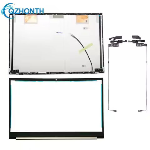 New LCD Back Cover Rear Lid + Front Bezel + Hinges For Pavilion 15-EH 15-EG 15-EG0073CL M08901-001 (