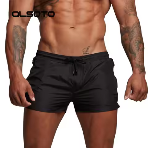 2025 Man Beach shorts Quick Dry Swimming Shorts gay Swimwear Man Swimsuit Swim Trunks Summer Bathing